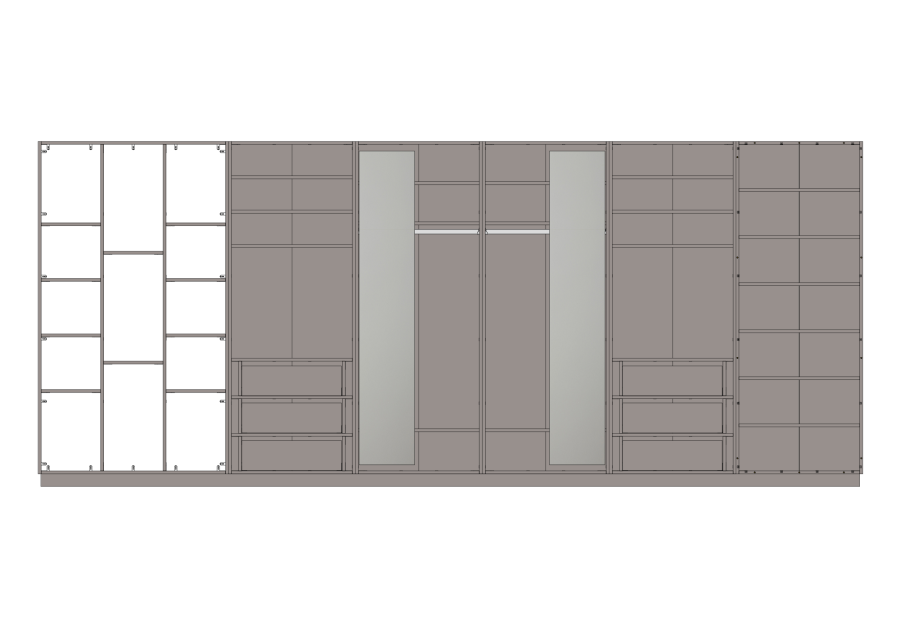 Preview: Schlafzimmerschrank Giant