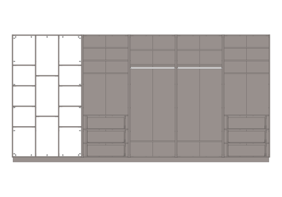 Schlafzimmerschrank Giant