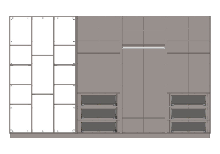 Schlafzimmerschrank Giant