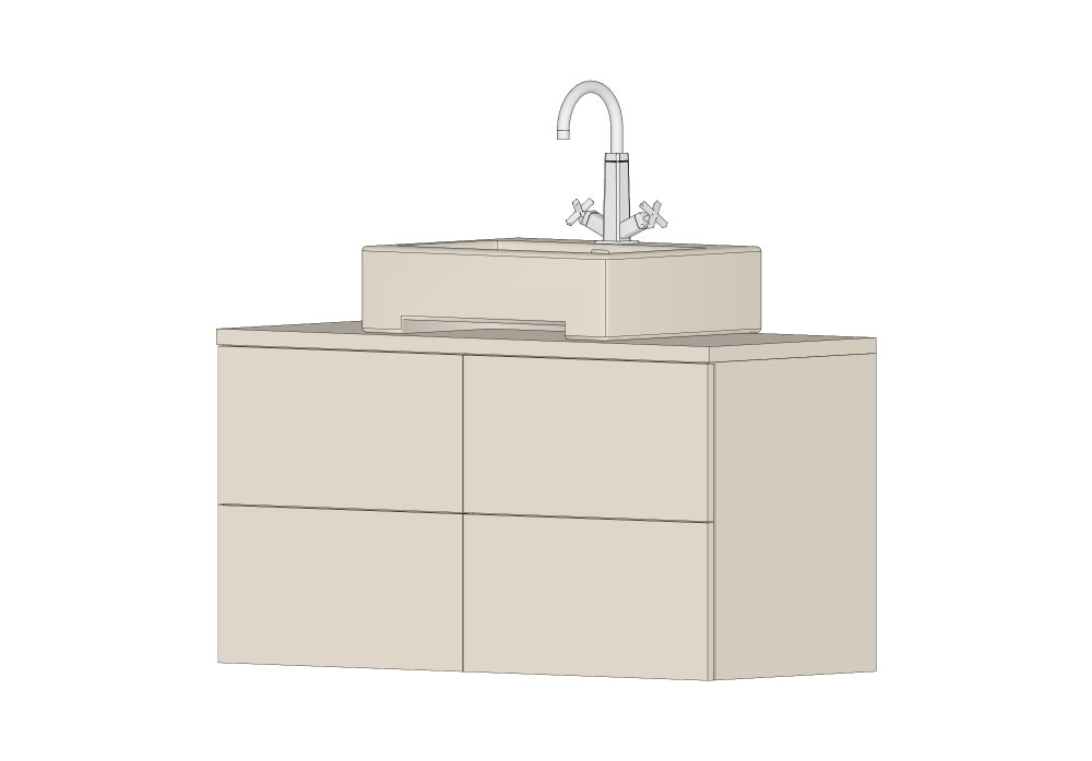 Waschtischunterschrank Easy