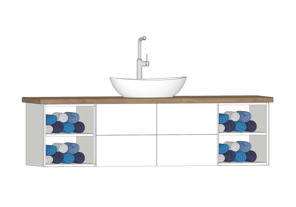 Waschtischunterschrank Family